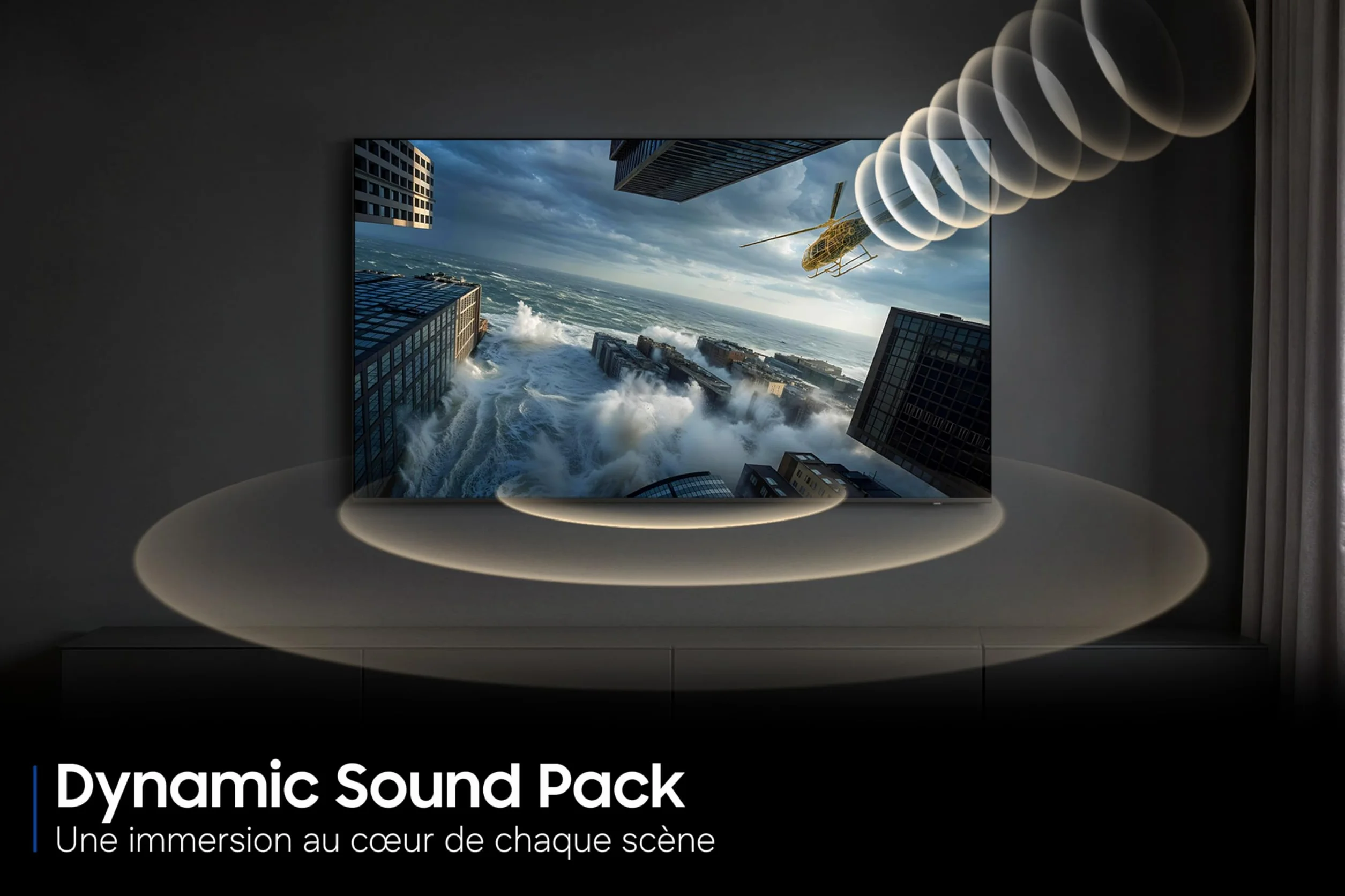Samsung Smart TV 65 Pouces U8075H Crystal UHD 4K, PurColor, Upscaling 4K, Motion Xcelerator, Dynamic Sound Pack, Gaming Hub, Mode Football, Vision AI Companion [2026]
