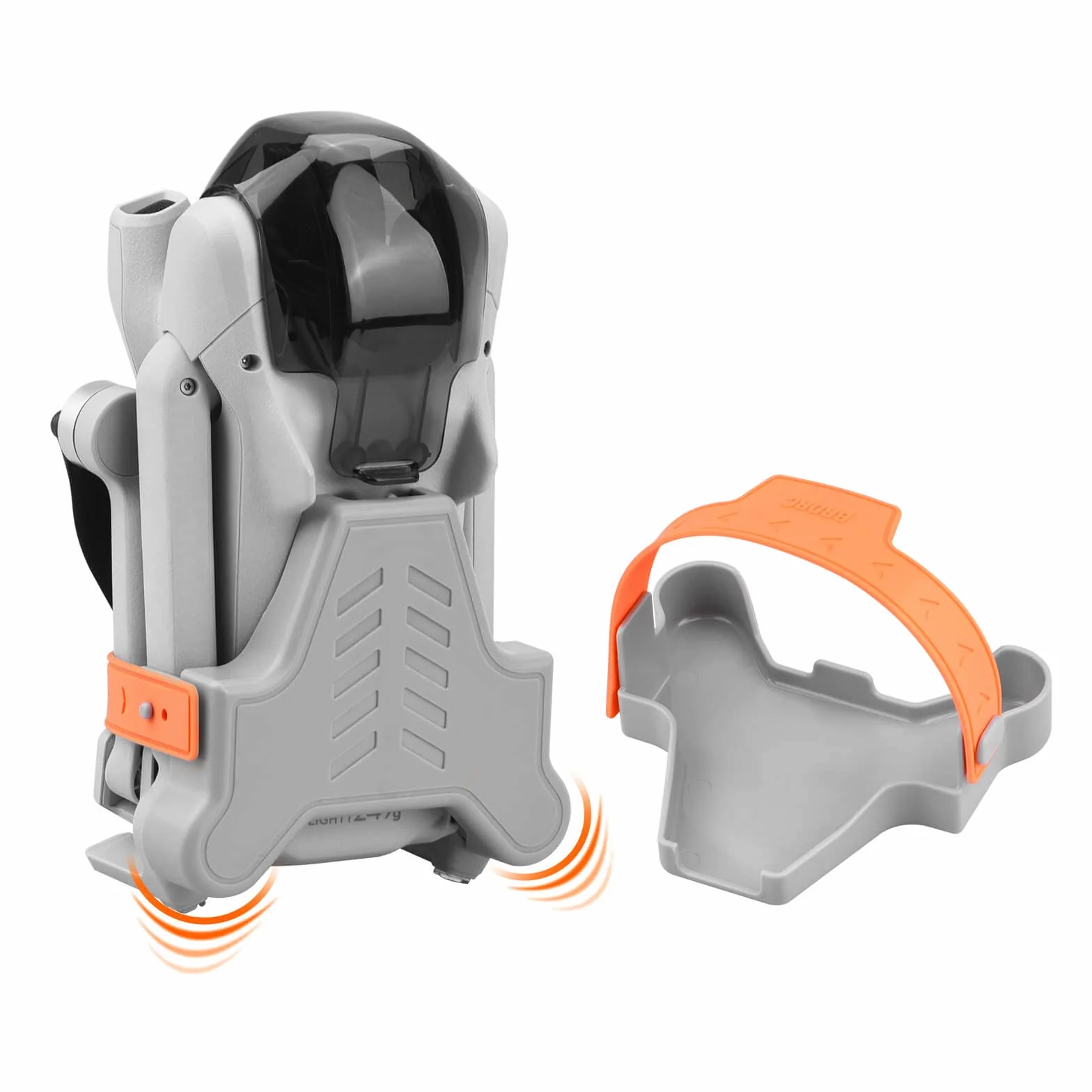Porte-hélice Mini 3 / Mini 3 Pro, protège-sangle pour stabilisateur de la série DJI Mini 3 Accessoires pour drone RC (Orange)