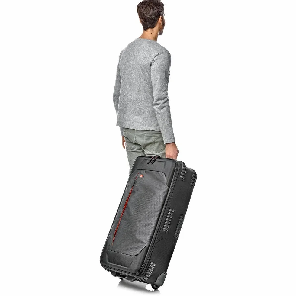 Manfrotto Trolley Pro Light LW-88W V2 Sac à roulettes, Grand Format, pour Equipement d'Eclairage, Convient pour Kit d'Eclairage Complet, Système de Protection, pour Les Photographes et Les Vidéastes