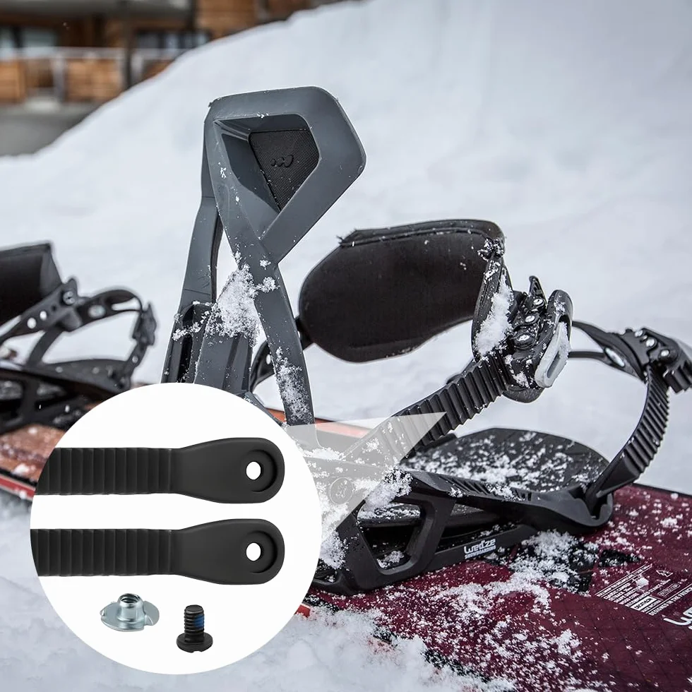 Sangles de Fixation pour Snowboard, Snowboard Binding Straps en Plastique, Accessoires de Rechange