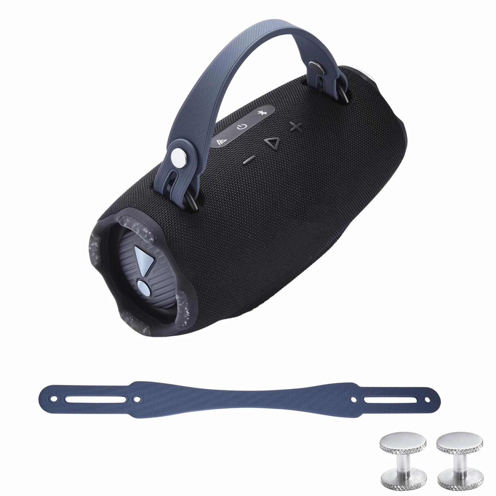 Dragonne en silicone Bluetooth JBL Xtreme 4/3/2, sangle portable antidérapante, douce pour la peau (bleu)
