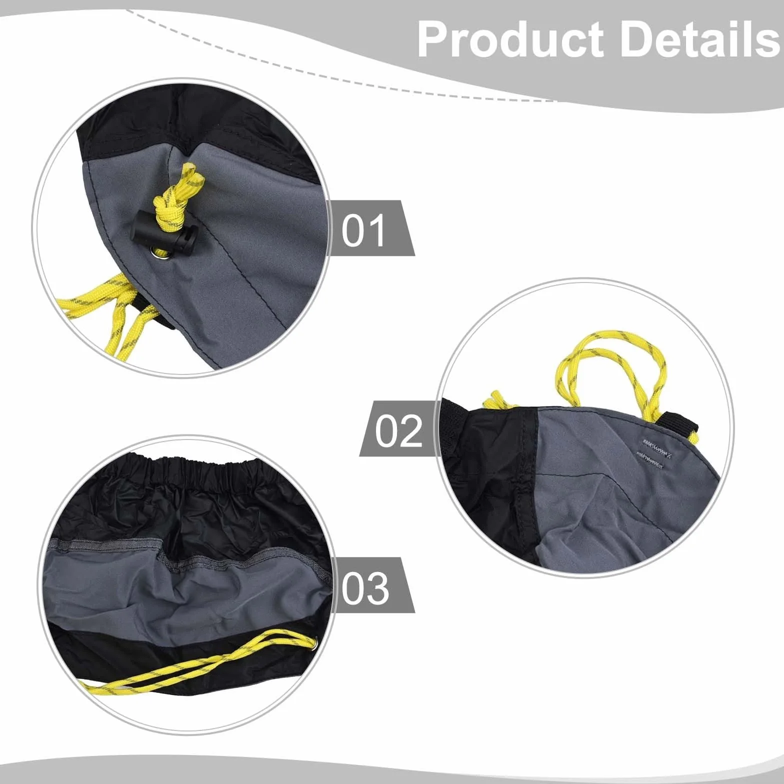 Guêtres de randonnée imperméables homme femme 20D silicone boucle camping escalade trekking ski