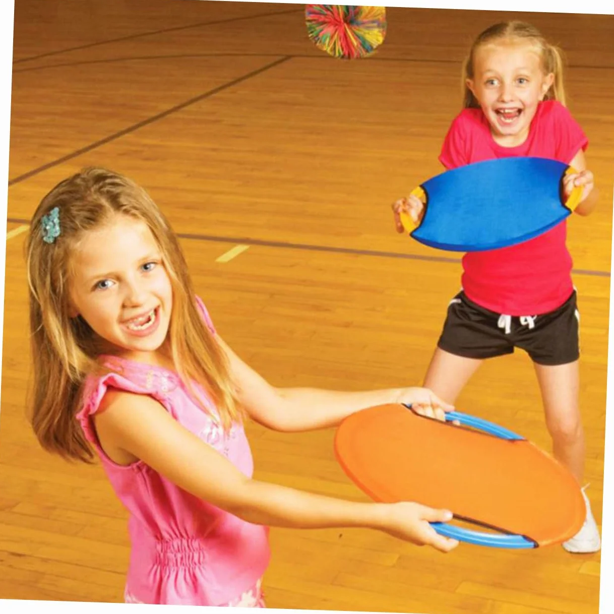 Trampoline Disque Volant pour Enfants 3 Pièces Jeu de Balle en Plein Air