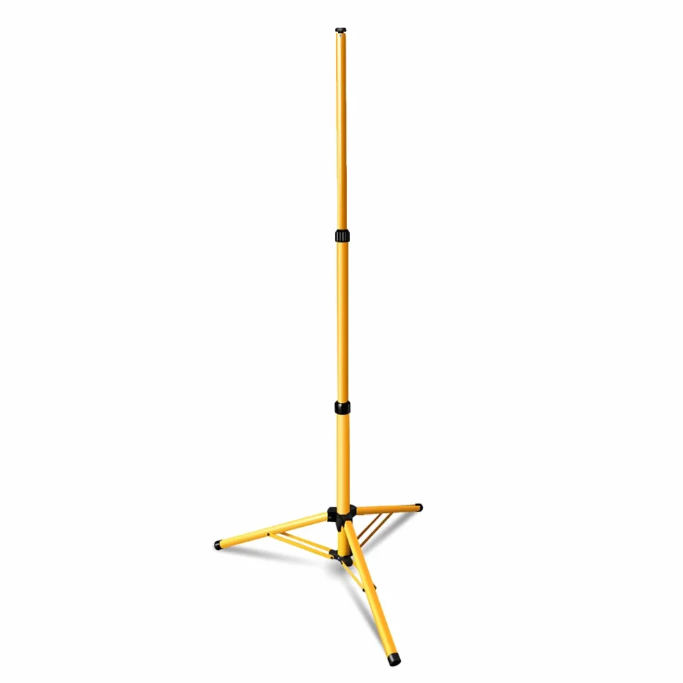 Trépied de chantier télescopique LED acier hauteur réglable 1,60 m