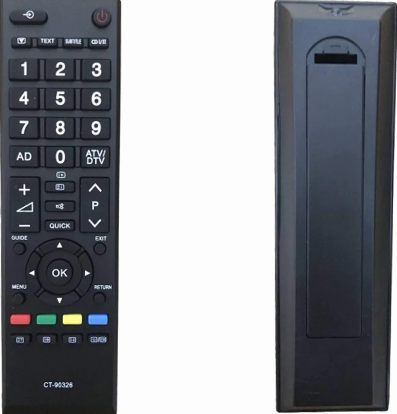 pour télécommande Toshiba ct-90326 pour télécommande Universelle Toshiba TV Aucune Programmation requise