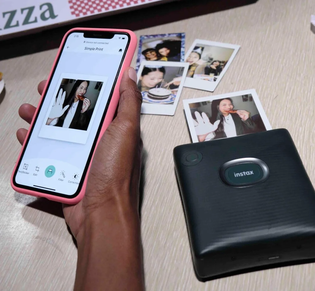 instax Square Link Smartphone Photo Printer, Midnight Green