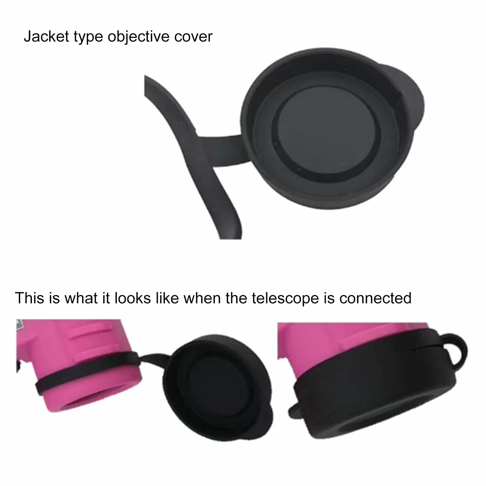 Étui de protection en silicone pour jumelles télescopiques pour objectif oculaire 42 45 mm/52 55 mm