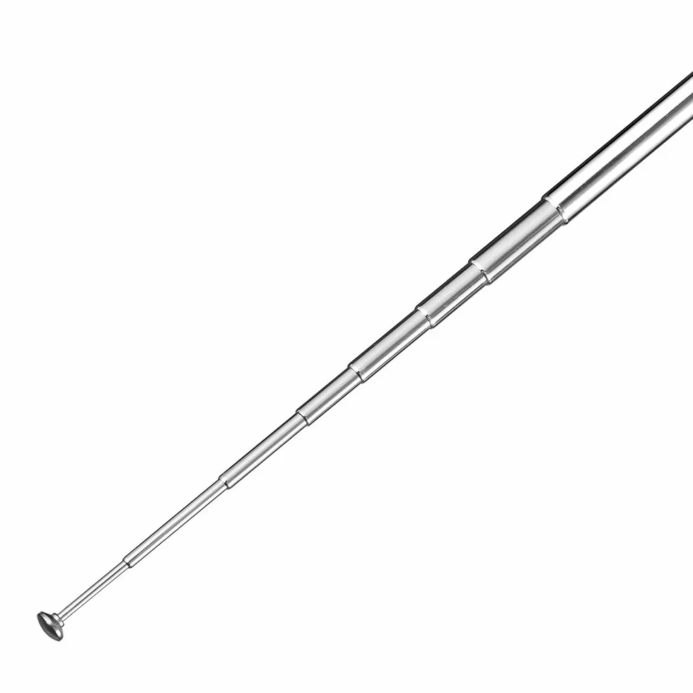 Bingfu Antenne Scanner Radio 20-460MHz 470-1300MHz Télescopique Mâle BNC 8-Section Compatible avec Uniden Bearcat Whistler Scanner Radio Police CB VHF UHF Radioamateurs