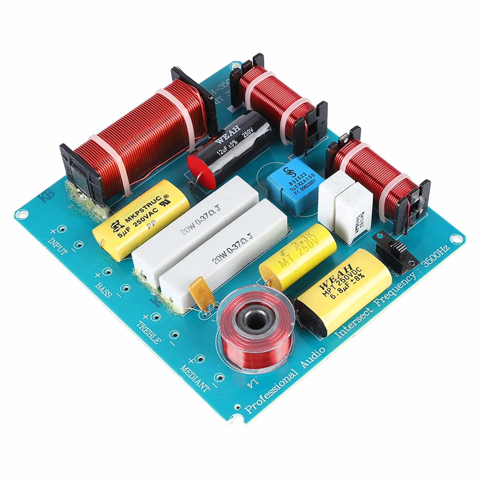 Diviseur de fréquence audio 3 voies crossover 300 W pour haut-parleurs KTV DIY