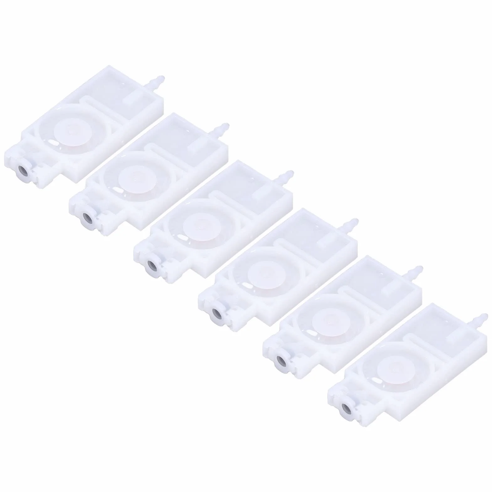 Amortisseur D'encre Remplacement de la Tête à Jet D'encre pour Imprimante XP600 - Amortisseur PP Rectangulaire de 6pcs - Forte Résistance à la Corrosion, Adaptée à L'encre de