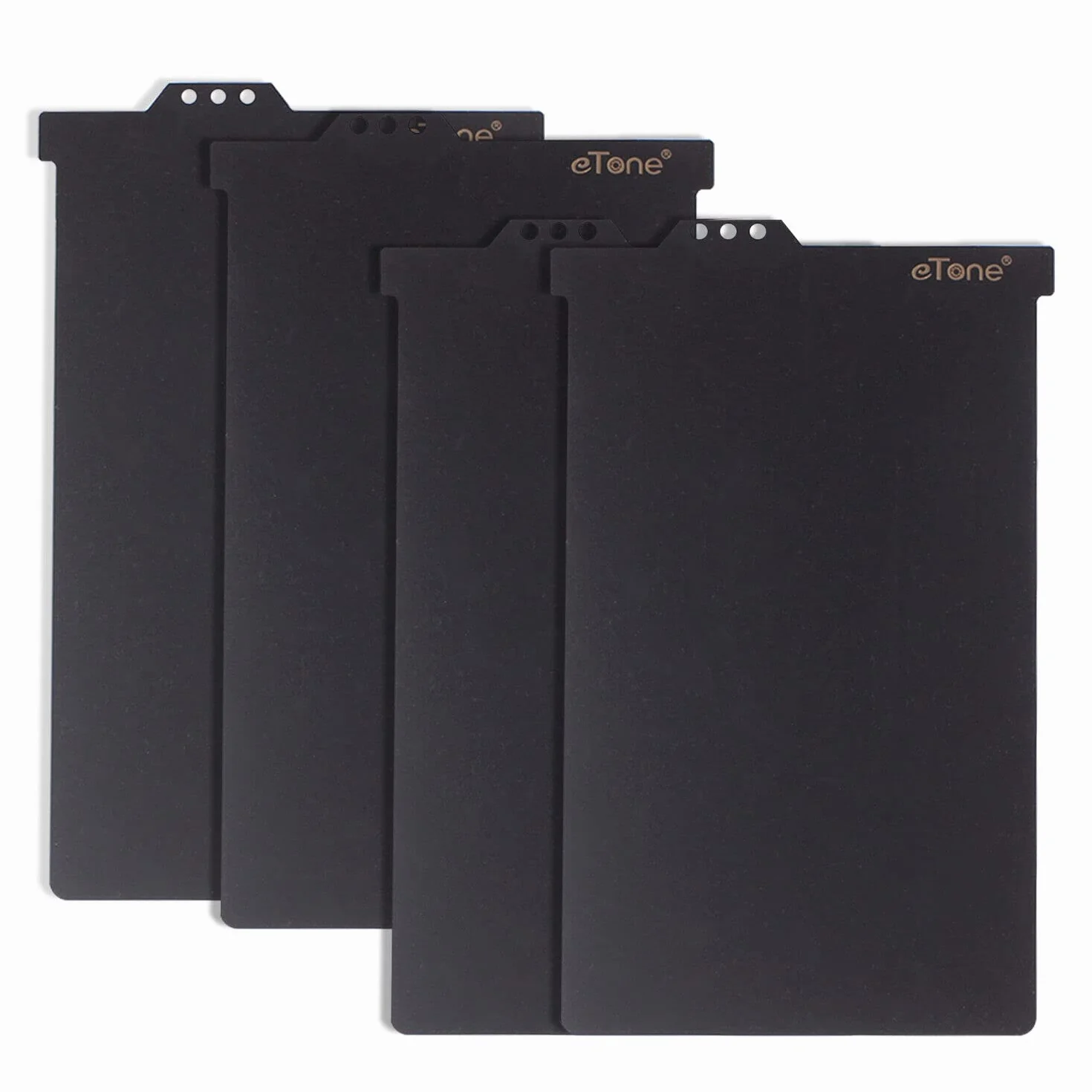 eTone 4 pièces de Remplacement Feuille Film Coupe Film Supports Sombres Diapositives pour Appareil Photo Grand Format 4x5