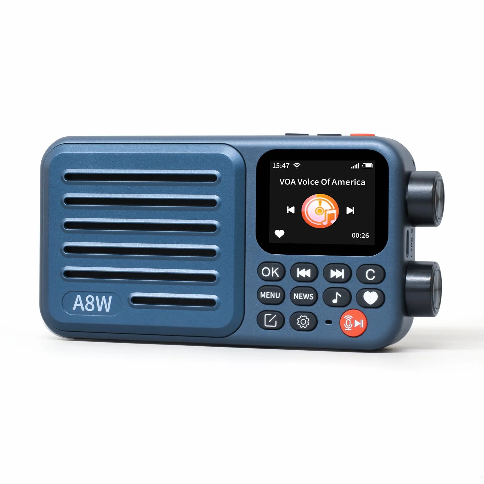 Choyong Récepteur radio Internet intelligent A8W - WiFi / 4G - Haut-parleur avec FM, carte micro SD, tous les radios du monde, pour la maison avec WiFi, radio numérique, choyoung A8W