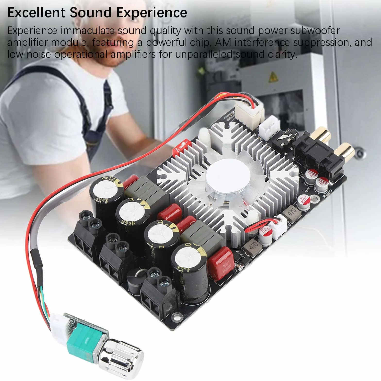 Carte Amplificateur Numérique TPA3251 BT 220W x 2 HiFi Stéréo 12-36V DC pour Audio Home Cinéma