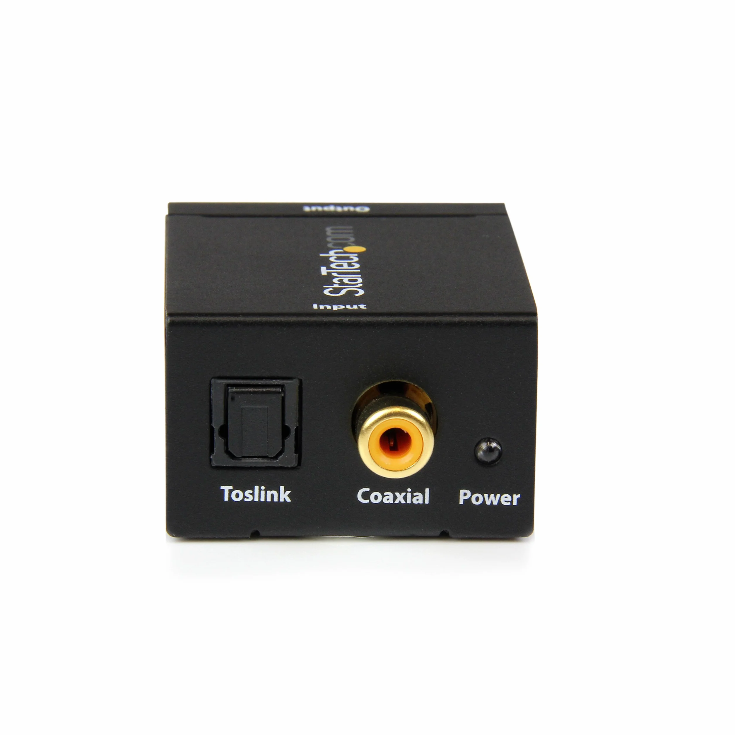 StarTech.com SPDIF2AA Convertisseur audio coaxial numérique Toslink SPDIF vers RCA stéréo Noir