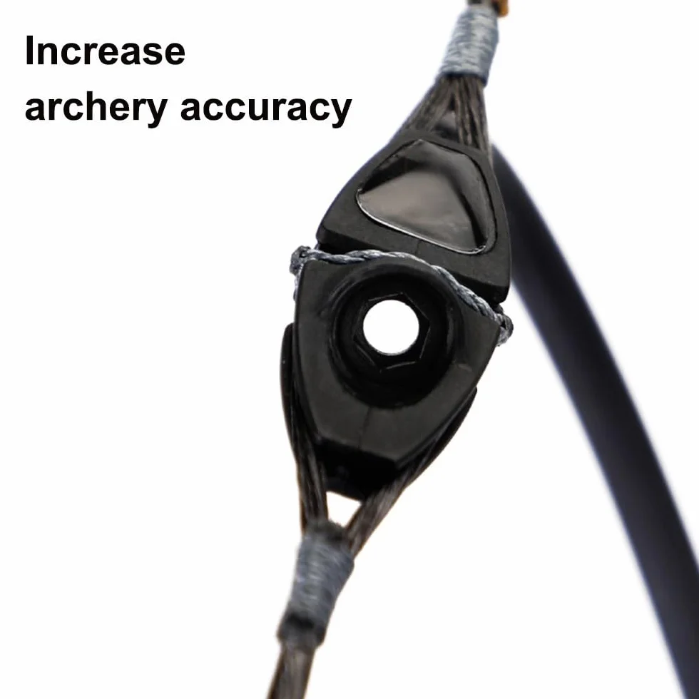 MiOYOOW Tube Peep Sight Kit 6X/8X Clarificateur Accessoires de Tir à l'Arc pour Arc à Poulies