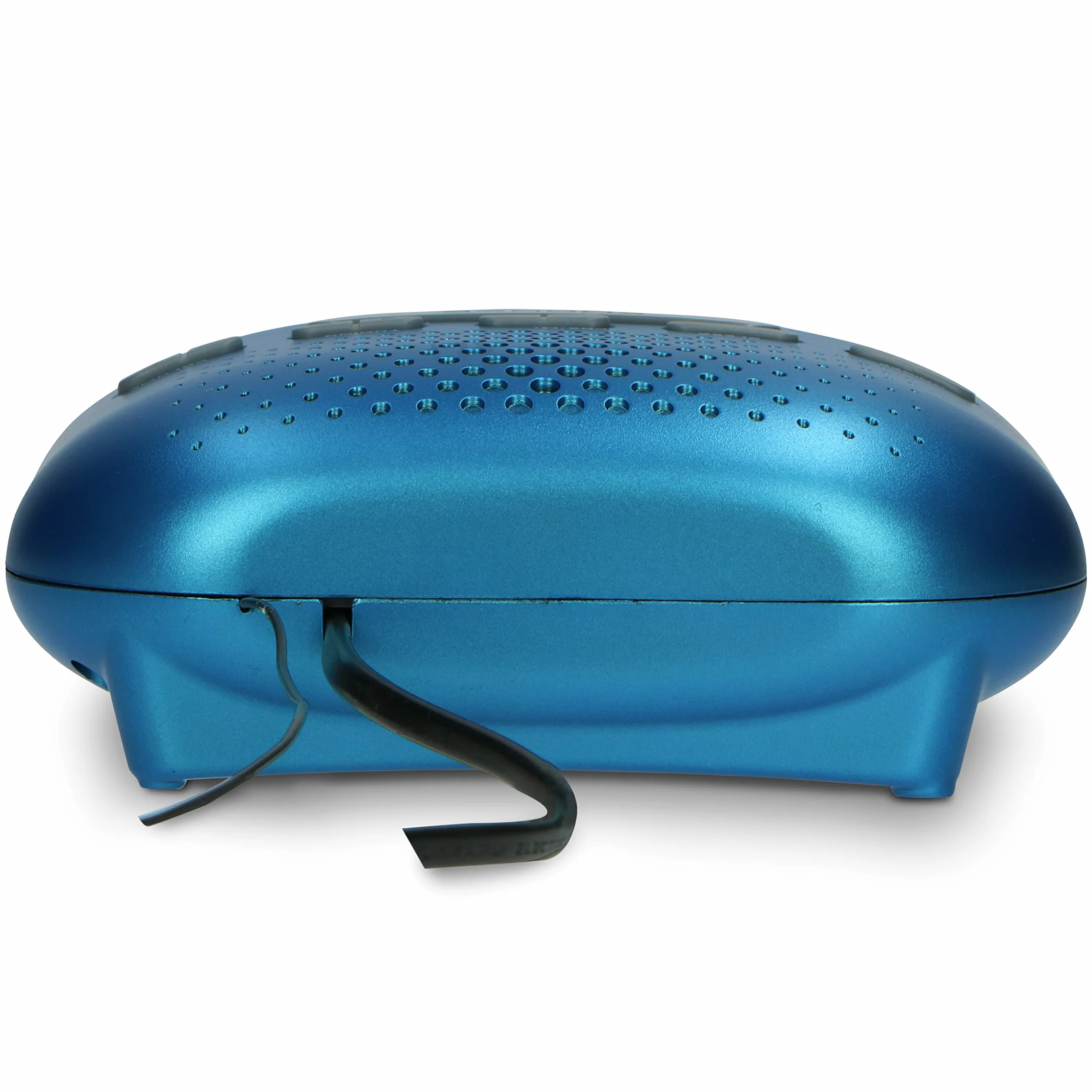 Lenco ICES ICR-210BU Reveil, Radio Réveil - FM, Tuner PLL-FM, Haut-parleurs intégrés, Radio-réveil, écran LED, Double Alarme, Fonction Snooze, Bleu