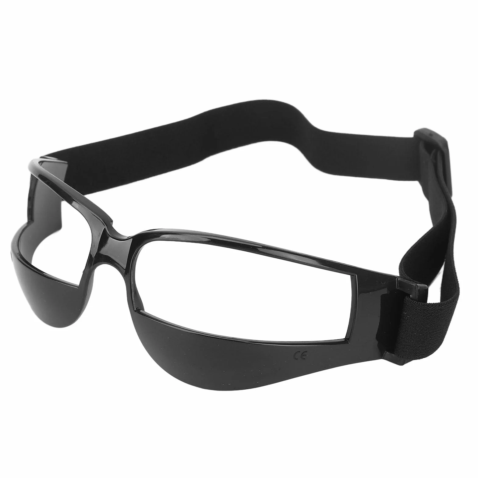 Lunettes de Basket-Ball Noires Anti-Chocs Réglables