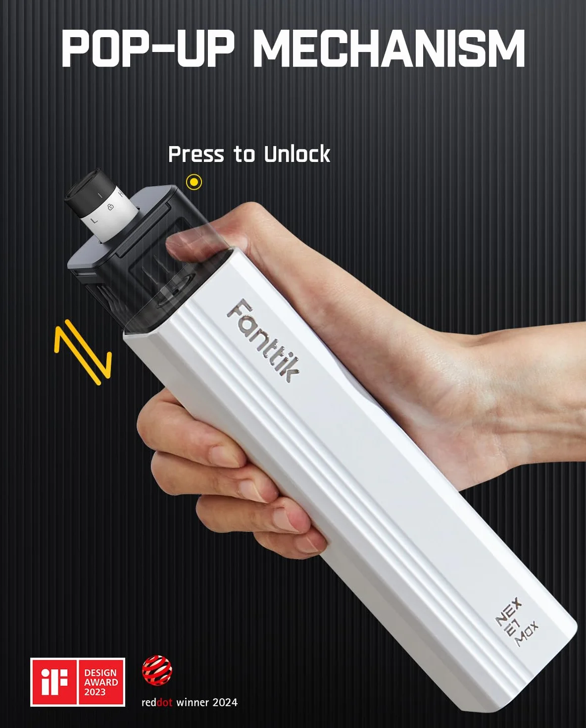 Fanttik E1 MAX mini tournevis électrique, set de tournevis de précision avec 50 embouts magnétiques, 2 vitesses de couple,convient pour téléphone portable/caméra/ordinateur portable/montre (Blanc)