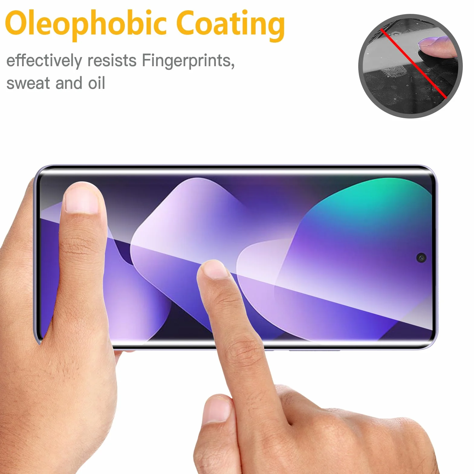 WFTE [Lot de 2 Verre Trempé pour Xiaomi Redmi Note 15 5G/4G, 3D Couverture Complète Film de Protection D'écran avec Haute Transparence à 99%, Anti-trace Protecteur avec Dureté 9H Glass (Noir)