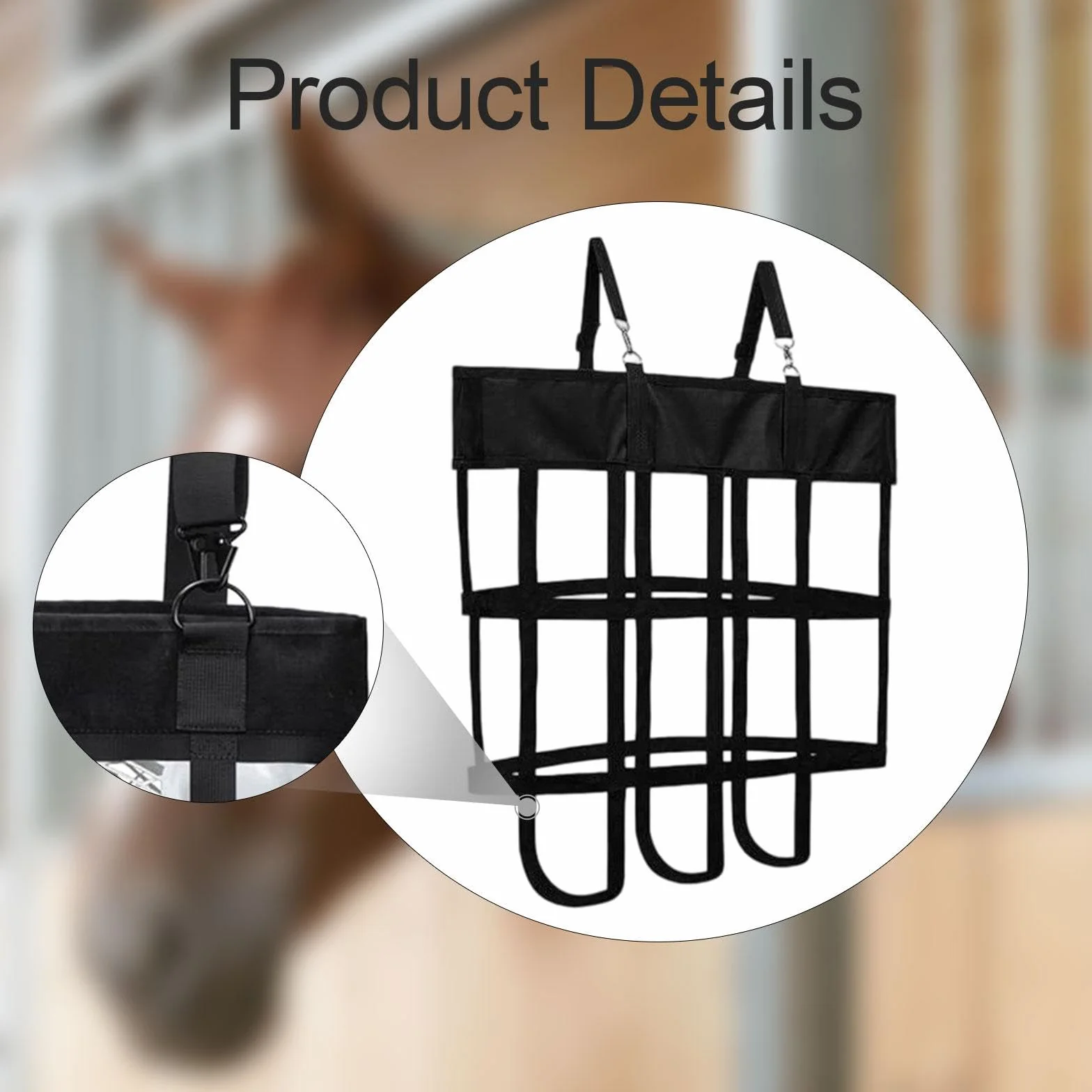 Support de Ventilateur pour Box D'écurie équine, Sac pour Accessoires de Chevaux