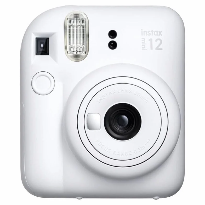 FUJIFILM Appareil Photo Instantané Instax Mini 12 Blanc Pack Iconique