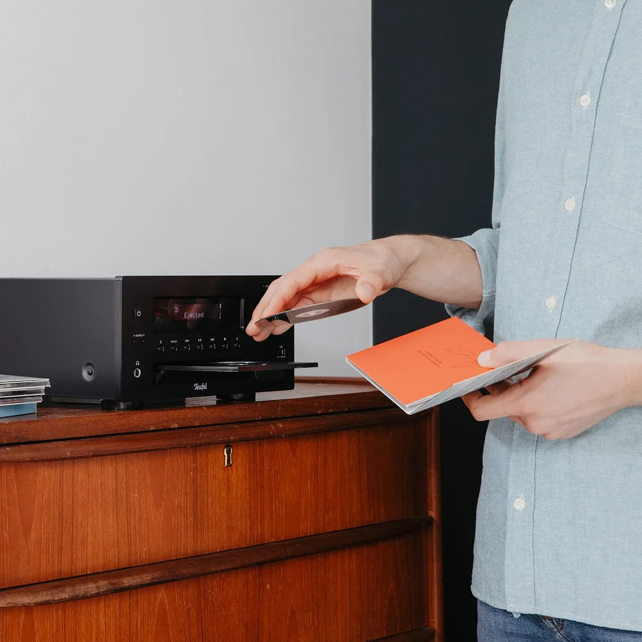 Teufel Ultima 20 KOMBO 2 Chaîne HiFi Stéréo Compacte CD Bluetooth USB Radio Numérique Dab+ FM Bass Reflex Noir