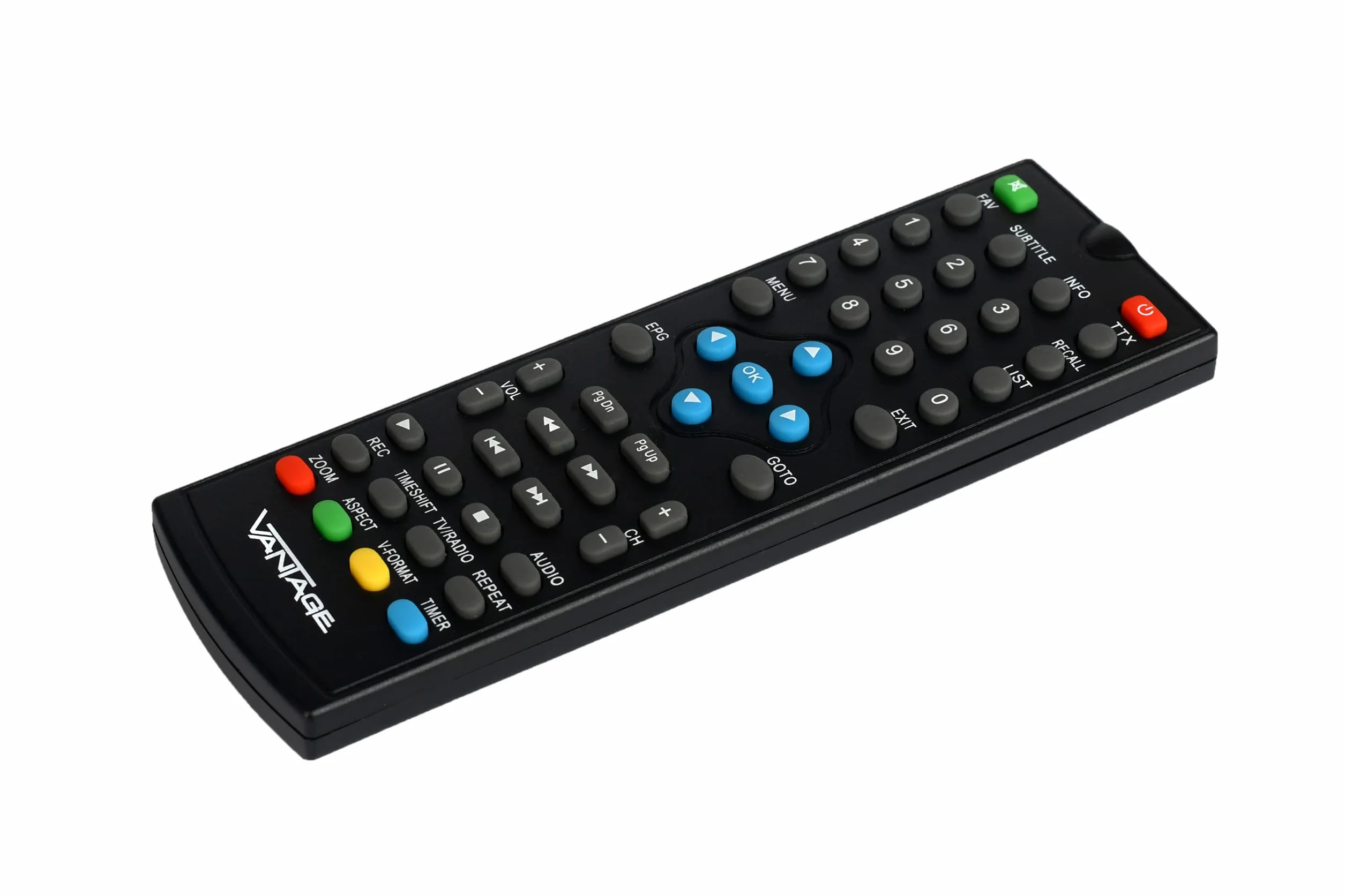 Vantage VT92 T-HD Récepteur DVB T2 HEVC USB HDMI Péritel Mediaplayer Noir
