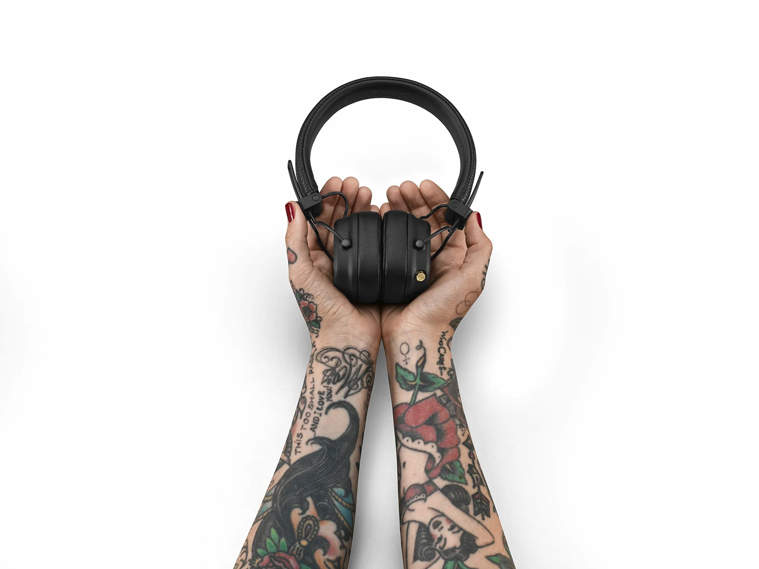 Marshall Casque Bluetooth supra-auriculaire Major IV, écouteurs sans fil, pliables, autonomie sans fil de plus de 80 heures, noir