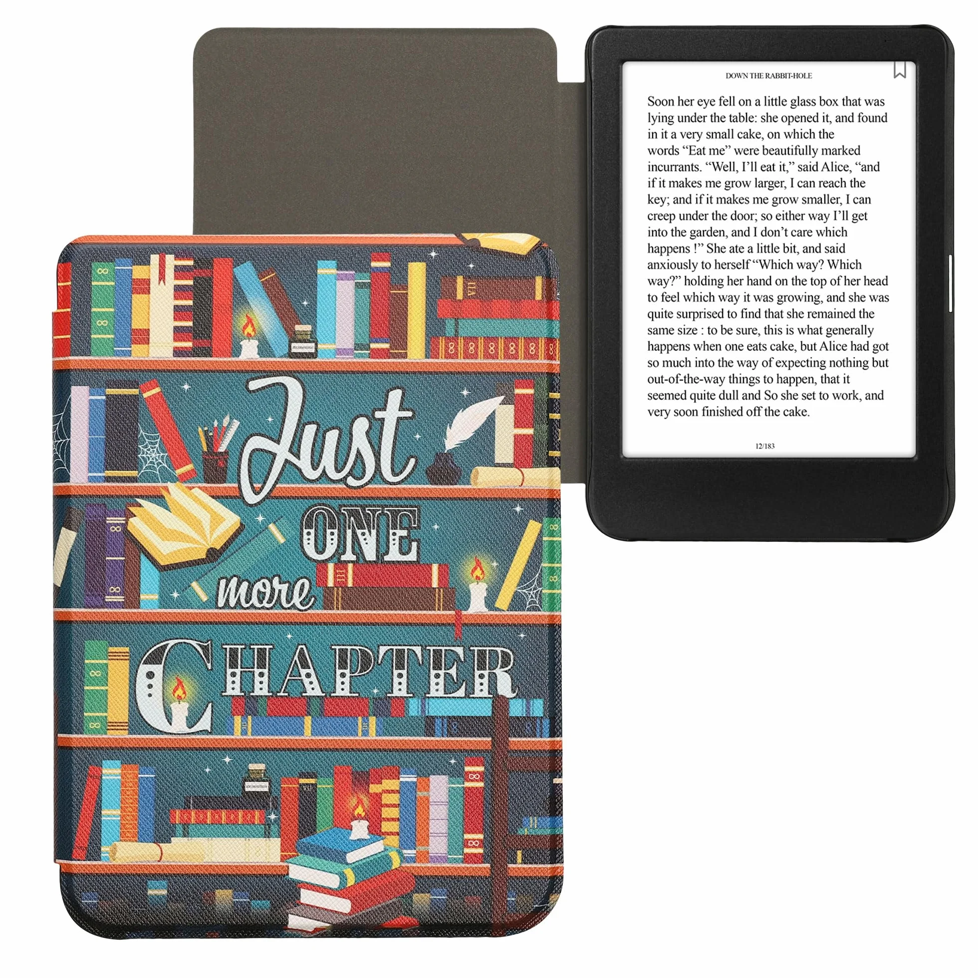 kwmobile Étui Compatible avec Kobo Clara BW/Colour Coque - Étui à Rabat magnétique Tablette eReader Similicuir - Multicolore