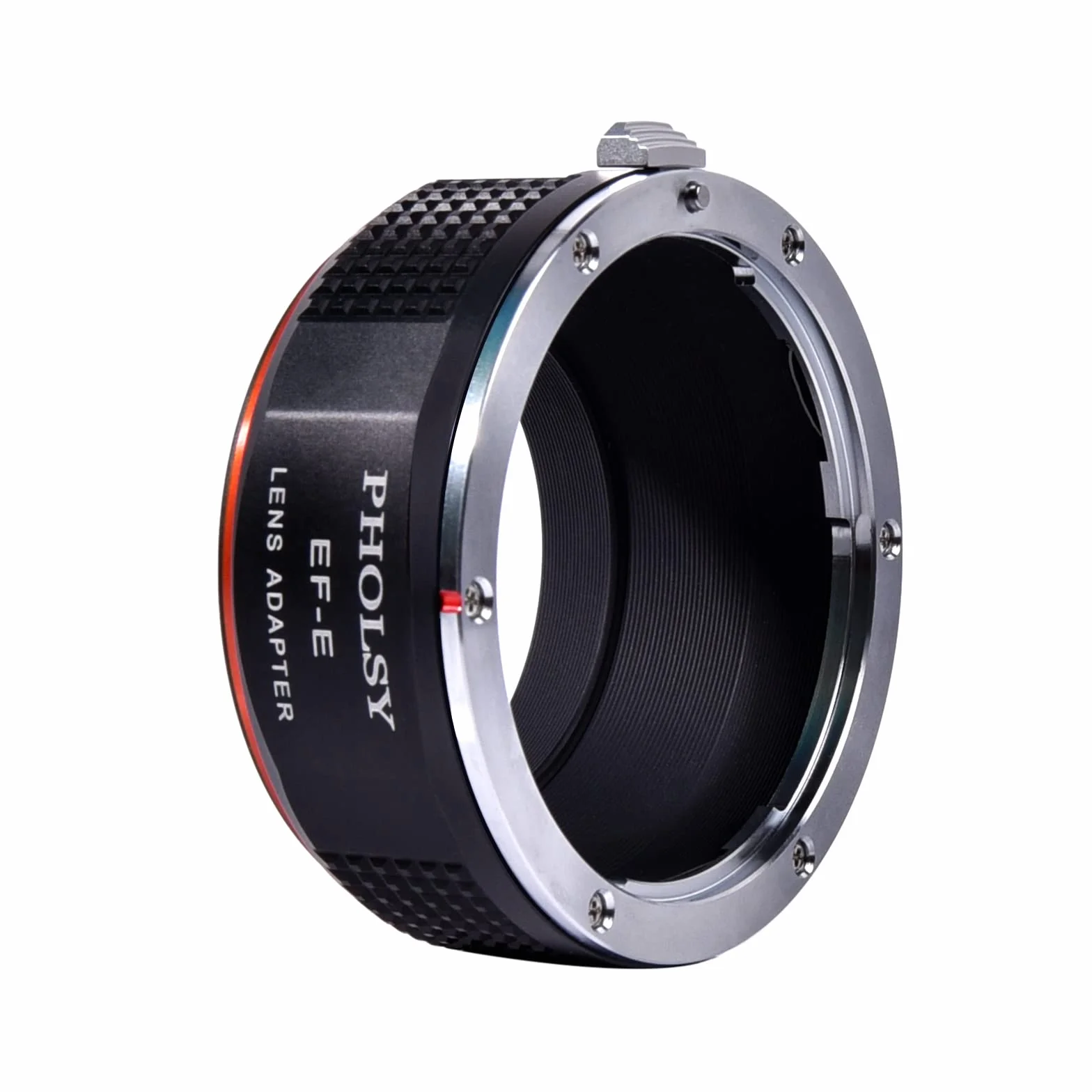 PHOLSY Manuelle Bague d'adaptation pour Objectifs: Compatible avec Les Objectifs Canon EF (EF-S) et Les Boîtiers Appareils Photo Sony E (NEX), EF vers E