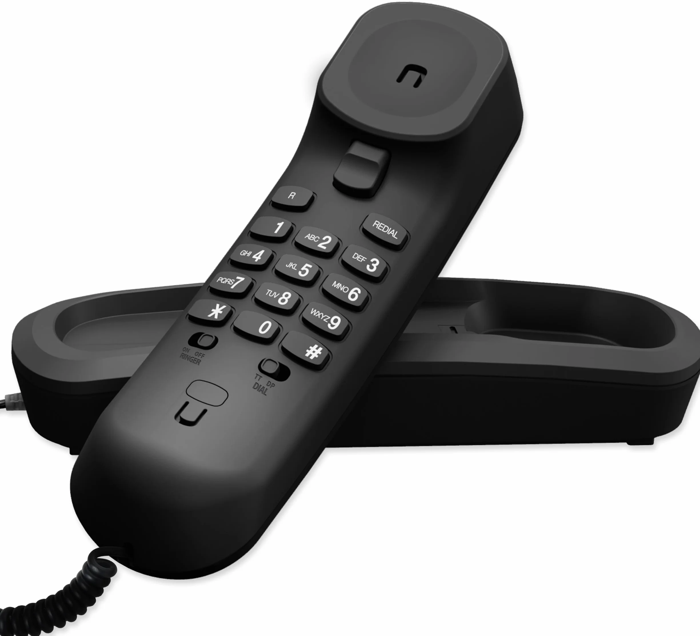 VTech CD1100-B Téléphone filaire avec contrôle du volume et recomposition du dernier numéro