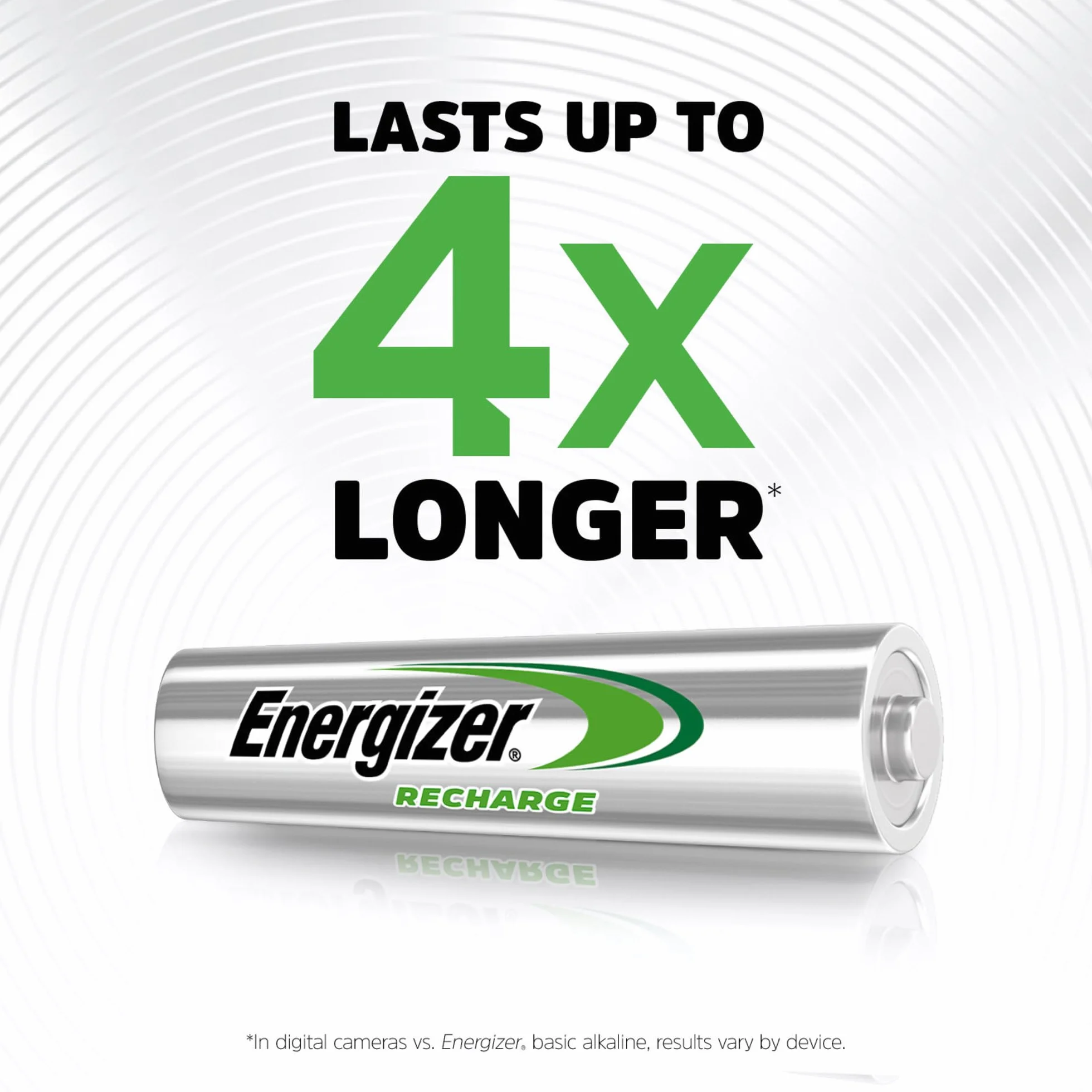 Energizer Recharge Power Plus Piles Rechargeables AA Lot de 4