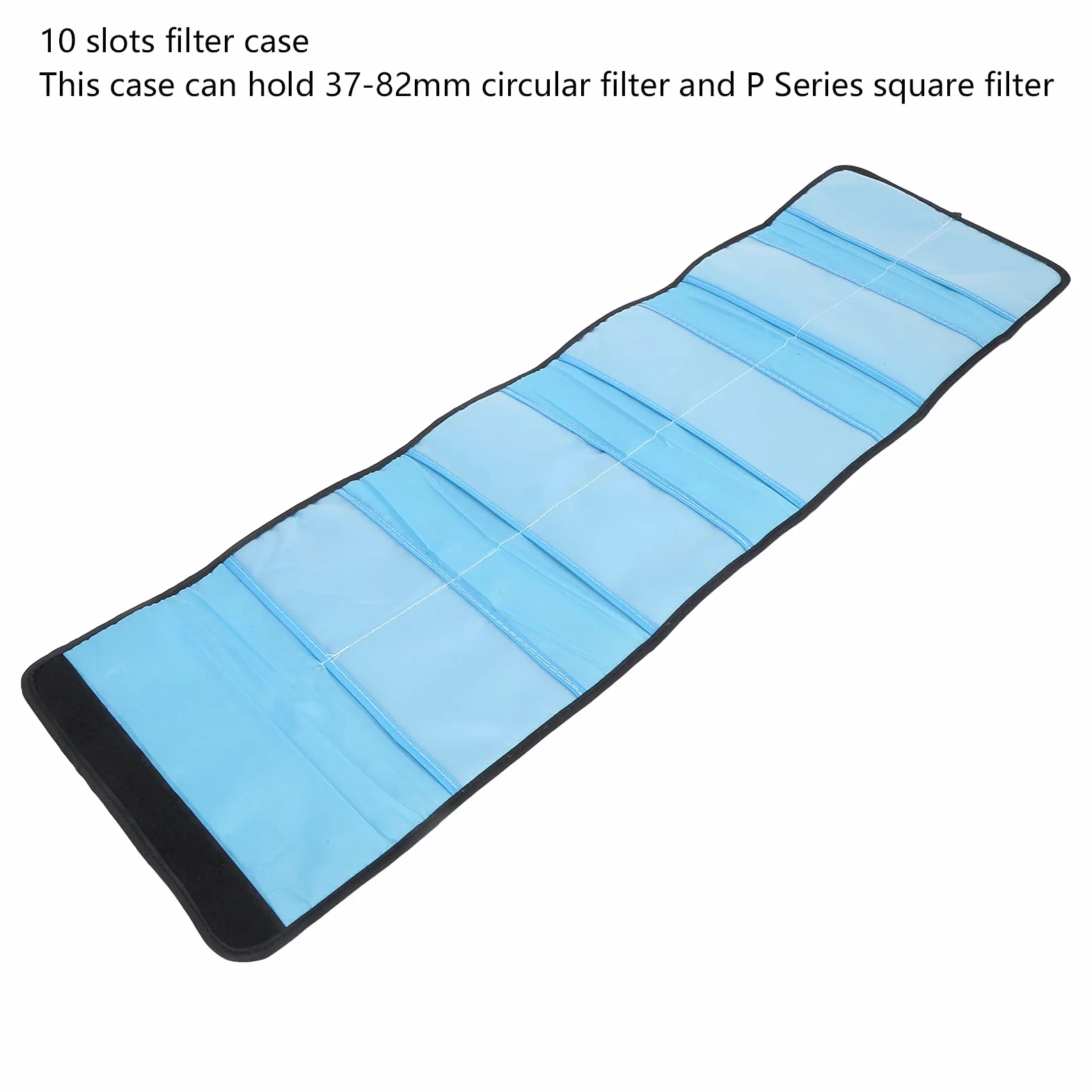 Étui Portefeuille Pliable pour Filtre D'objectif D'appareil Photo 10 Poches pour Pochette de Filtre de la Série P