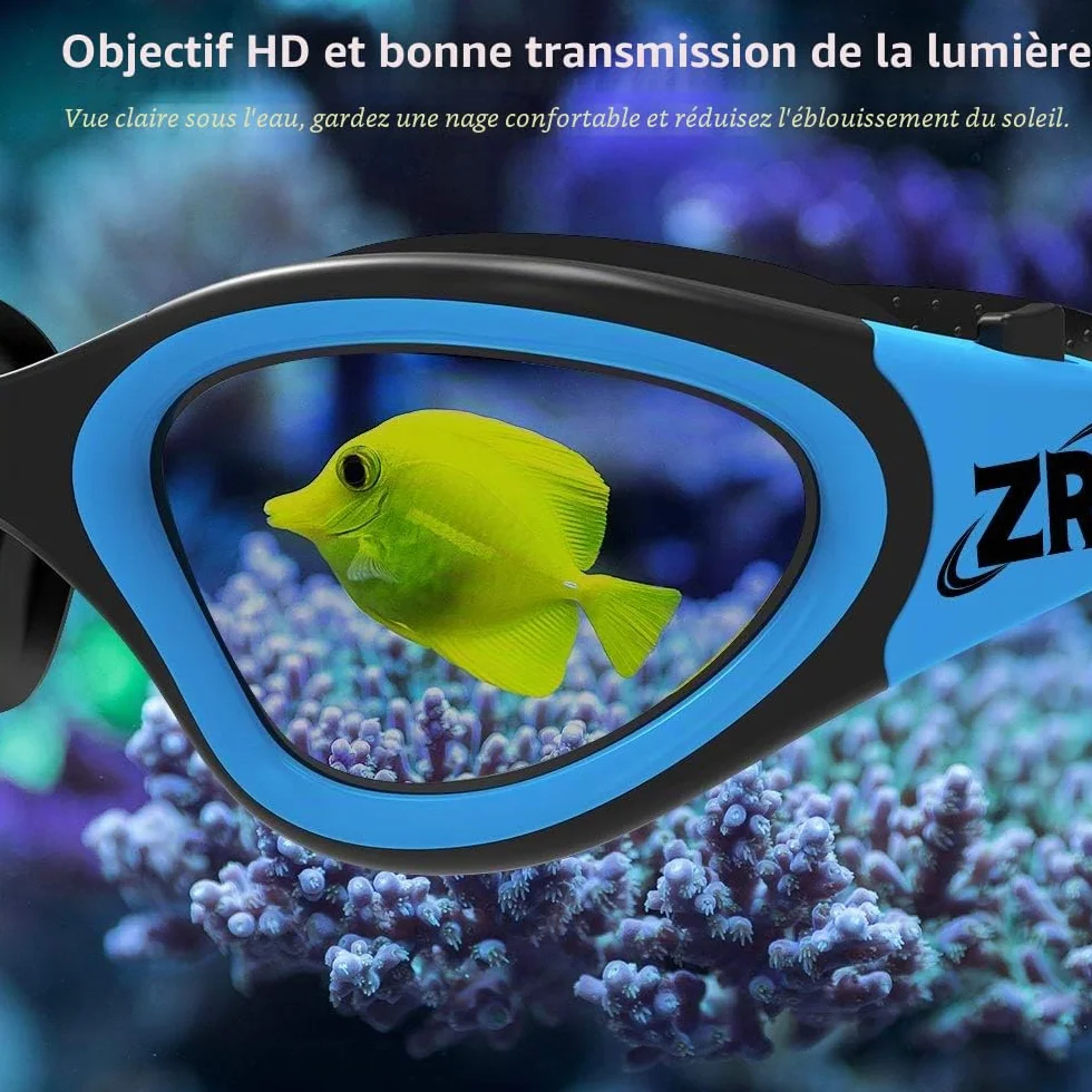 ZIONOR G1 Lunettes de Natation Polarisées Mirror Anti Buée Anti UV Unisex Adulte