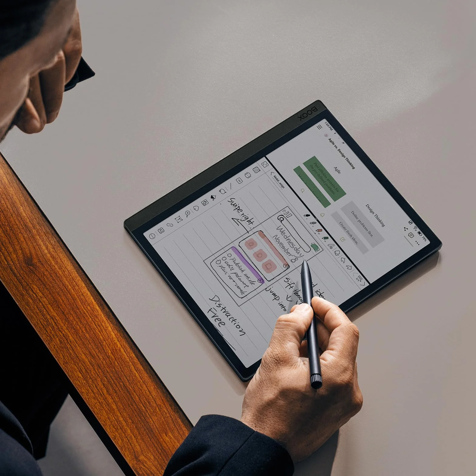 BOOX Pen2 Pro Stylet magnétique Eraiser pour BOOX Tablette