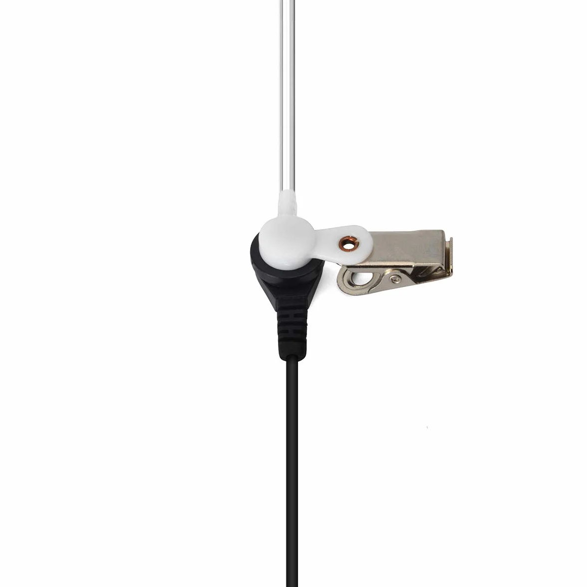 UAYESOK Oreillette 3,5 mm écoute/récepteur Uniquement avec Tube d'air et écouteurs Champignons pour Radio bidirectionnelle Motorola Kenwood Vertex Yaesu Haut-Parleur Micro