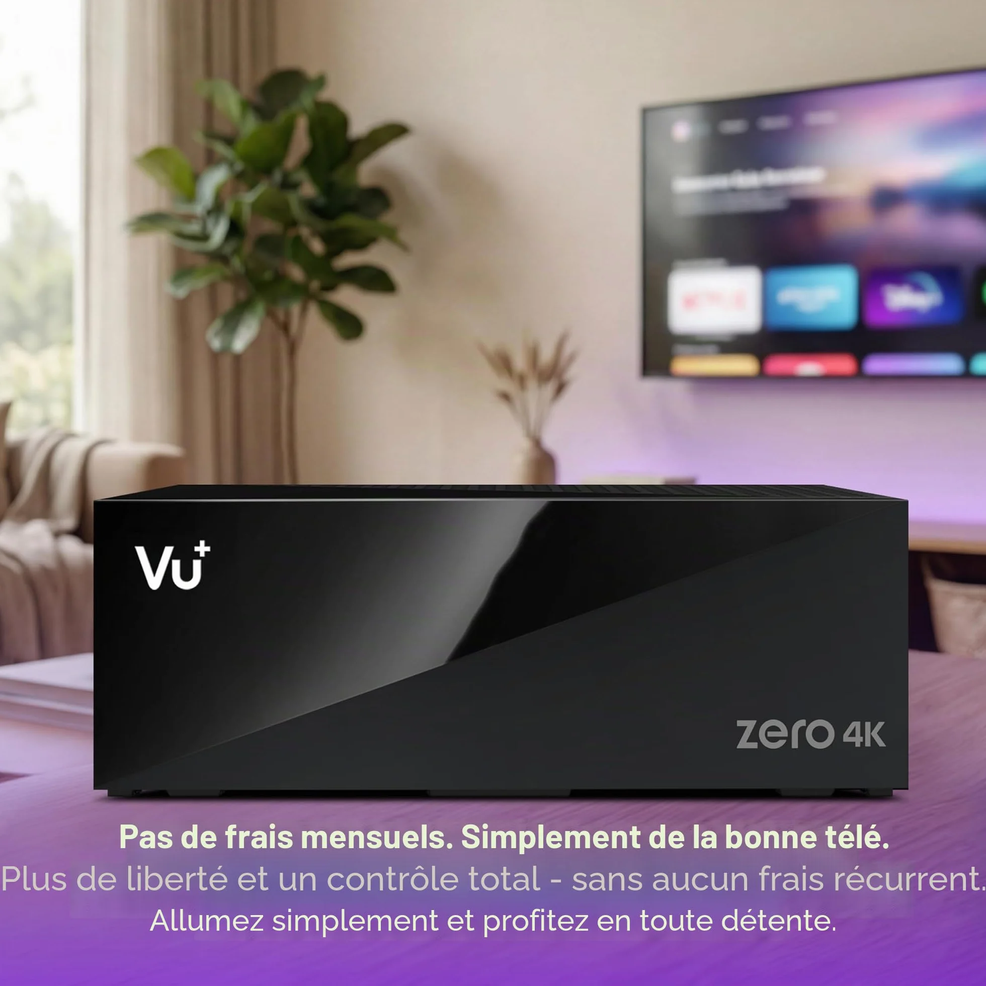 VU+ Zero 4K Linux Récepteur - Noir