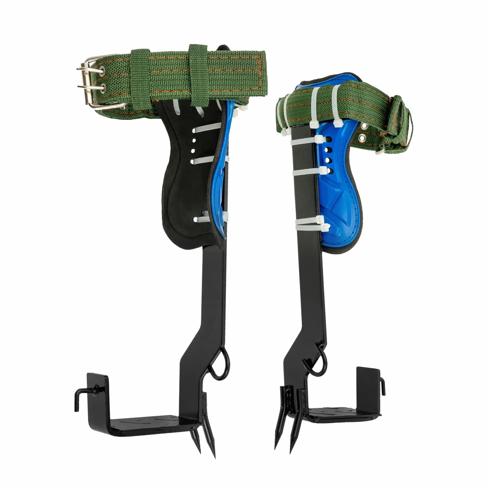Crampons d'escalade d'arbre avec sangles pied et cheville