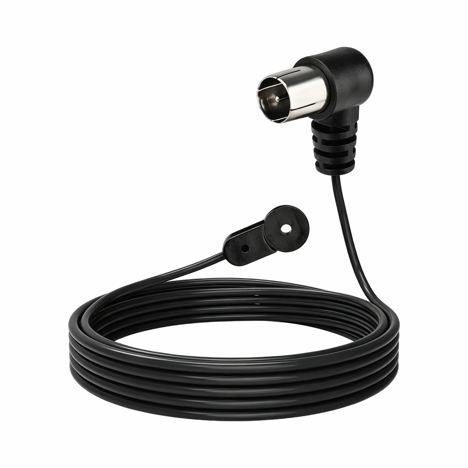 Antenne Radio FM Intérieure, Antenne FM Dipôle 75 Ohms pour Chaîne Stéréo, Tuner HiFi, Amplificateur et Récepteur, Antenne FM Câble Flexible, Plug and Play, Réception Radio Améliorée Système Audio