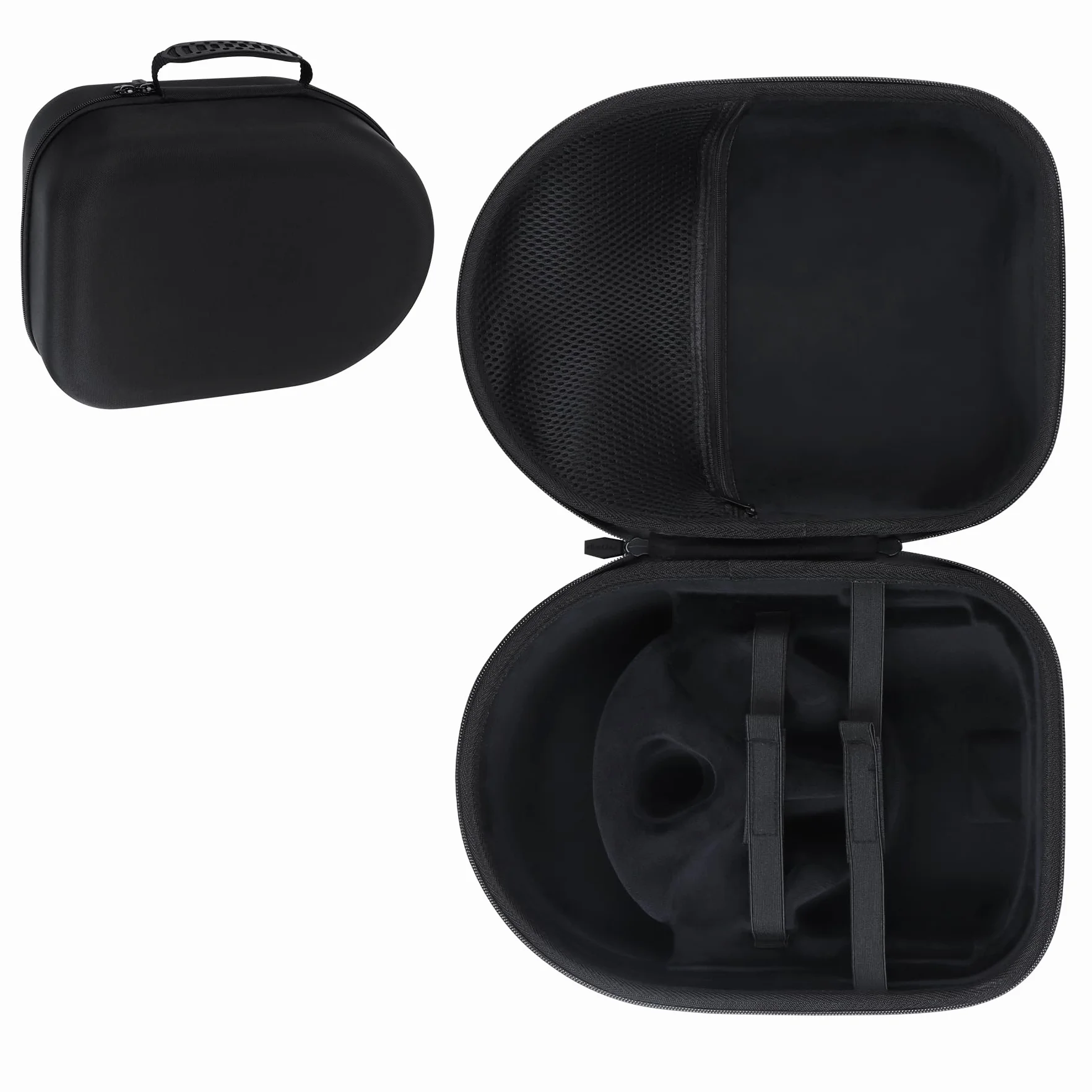 Dur Étui de Protection Compatible avec Meta Quest 2/3/3S Virtual Reality Casque et Accessoires de Contrôleur (Noir)