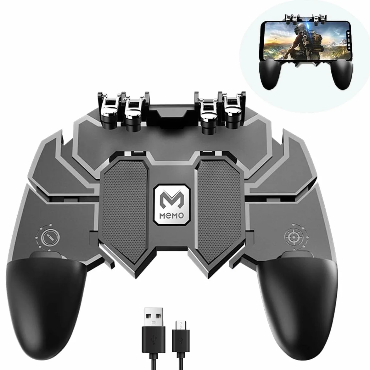 Esenlong Manette de jeu, confortable et extensible pour téléphone portable