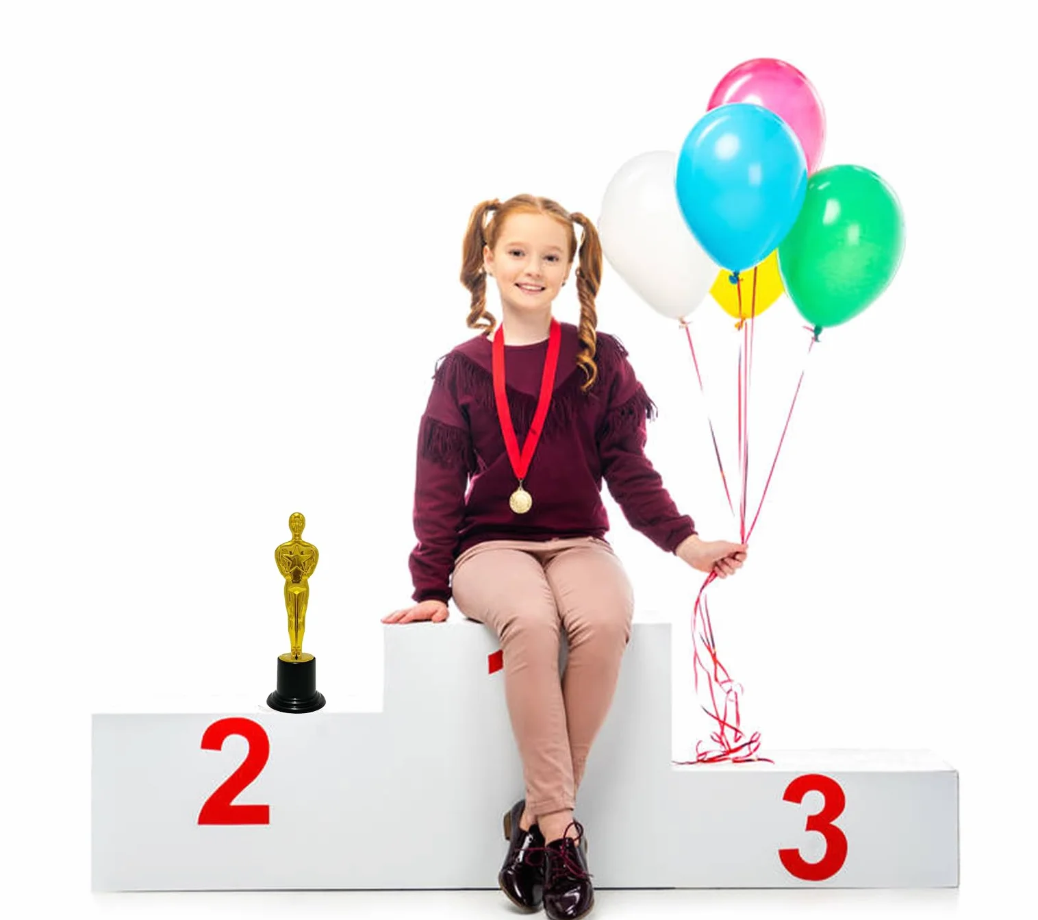 Trophée Football Sport Personnalisable pour Jeux Scolaires Compétitions 12pcs