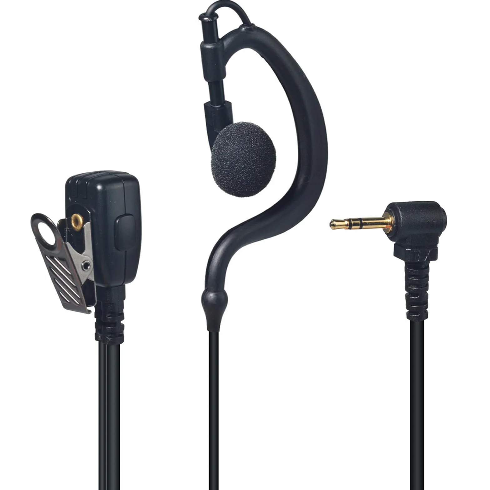 Oreillette Mono PTT pour Talkie-Walkie, Casque en Forme de G, Compatible avec Motorola Talkabout TLKR T62, T82, T82 Extreme, T92 H2O Radios Bidirectionnelles