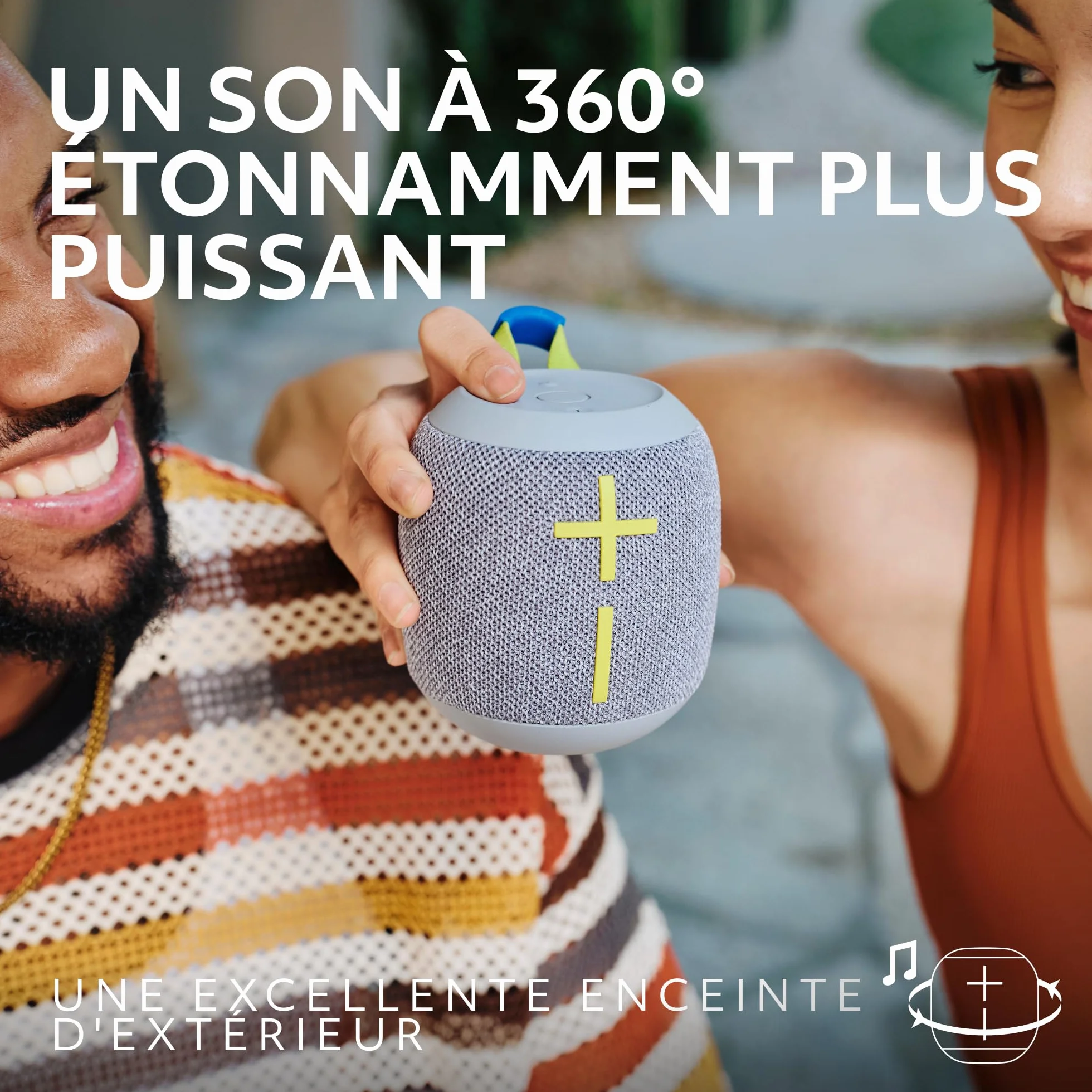 Ultimate Ears Wonderboom 4 Enceinte Bluetooth Portable étanche Son 360° Basses 40m Noir