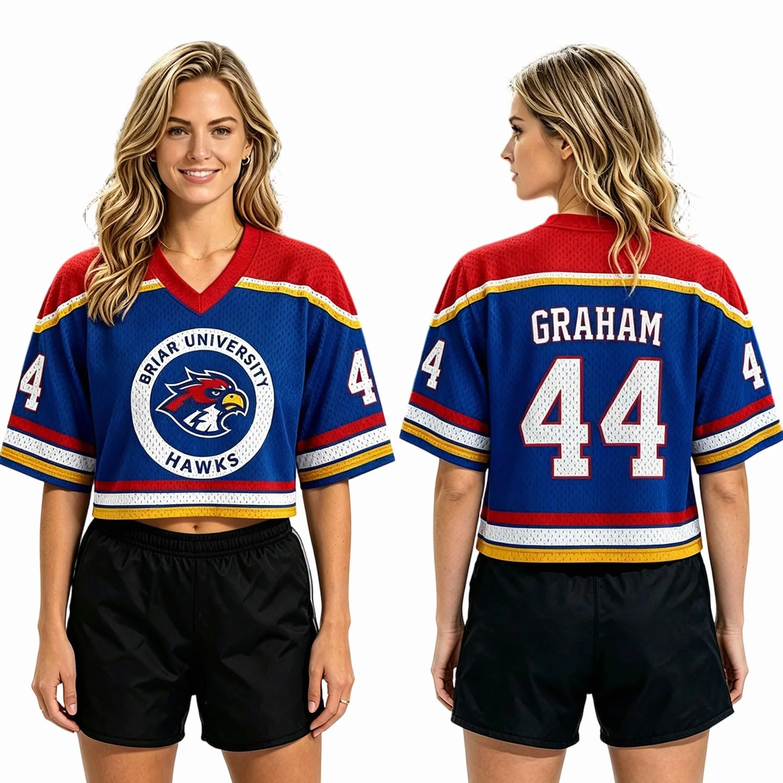 Off Campus Merch Briar University Graham 44 Di Laurentis 66 Logan 22 Tucker 46 Hockey T-Shirt Femme Homme Casual Sport Streetwear