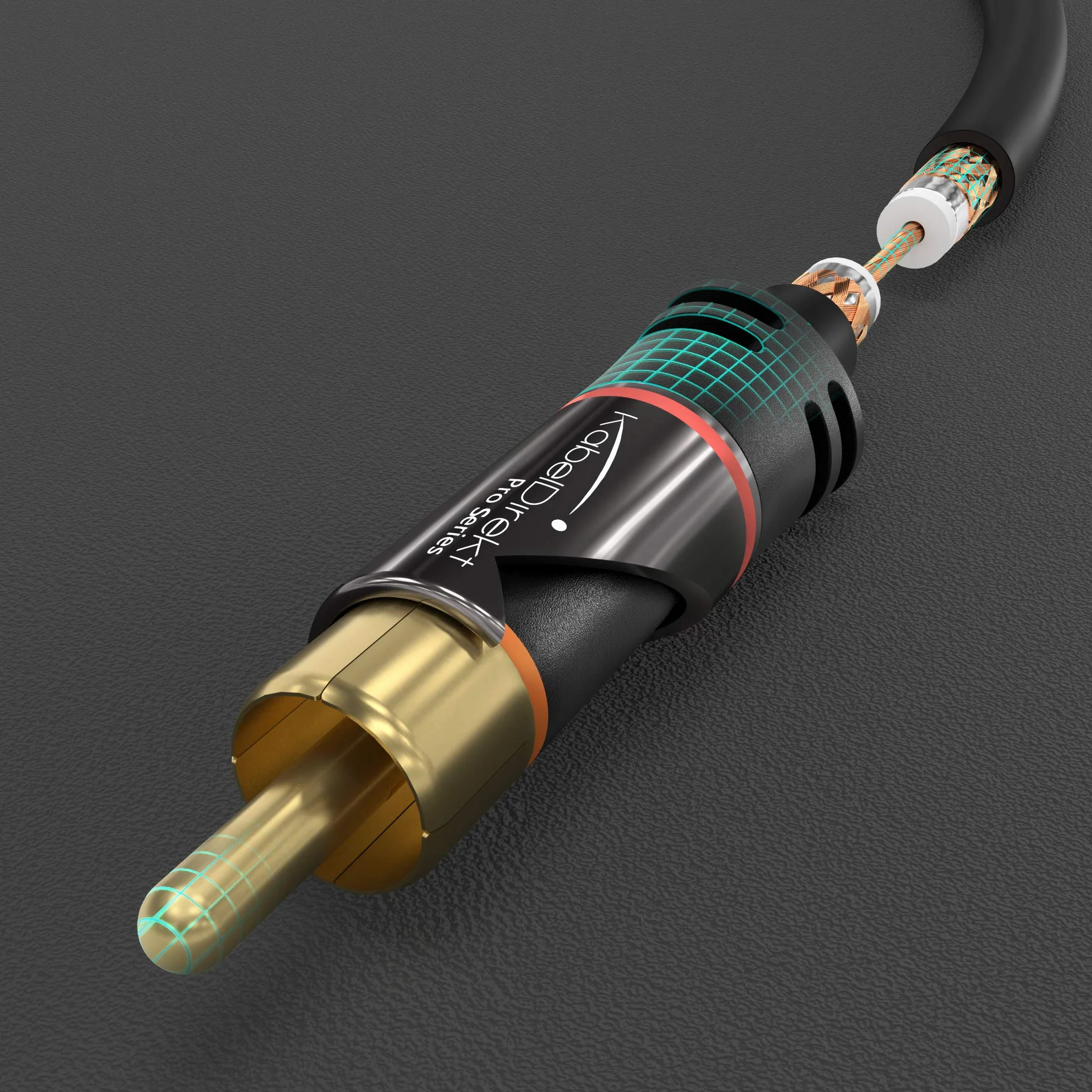 KabelDirekt - Câble Y Cinch 5m (1 x Fiche RCA Mâle Vers 2 x Fiches RCA Mâle)