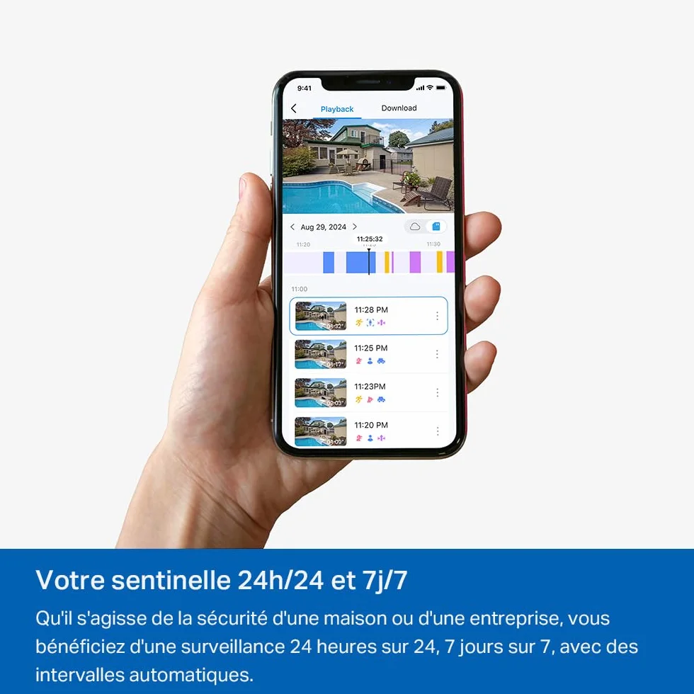 Tapo C460 Caméra de Surveillance Extérieure 4K 8MP, Batterie 10000mAh, Vision Nocturne Couleur Starlight, Wi-FI Dual-Band, Base Magnétique, Détection AI Gratuite