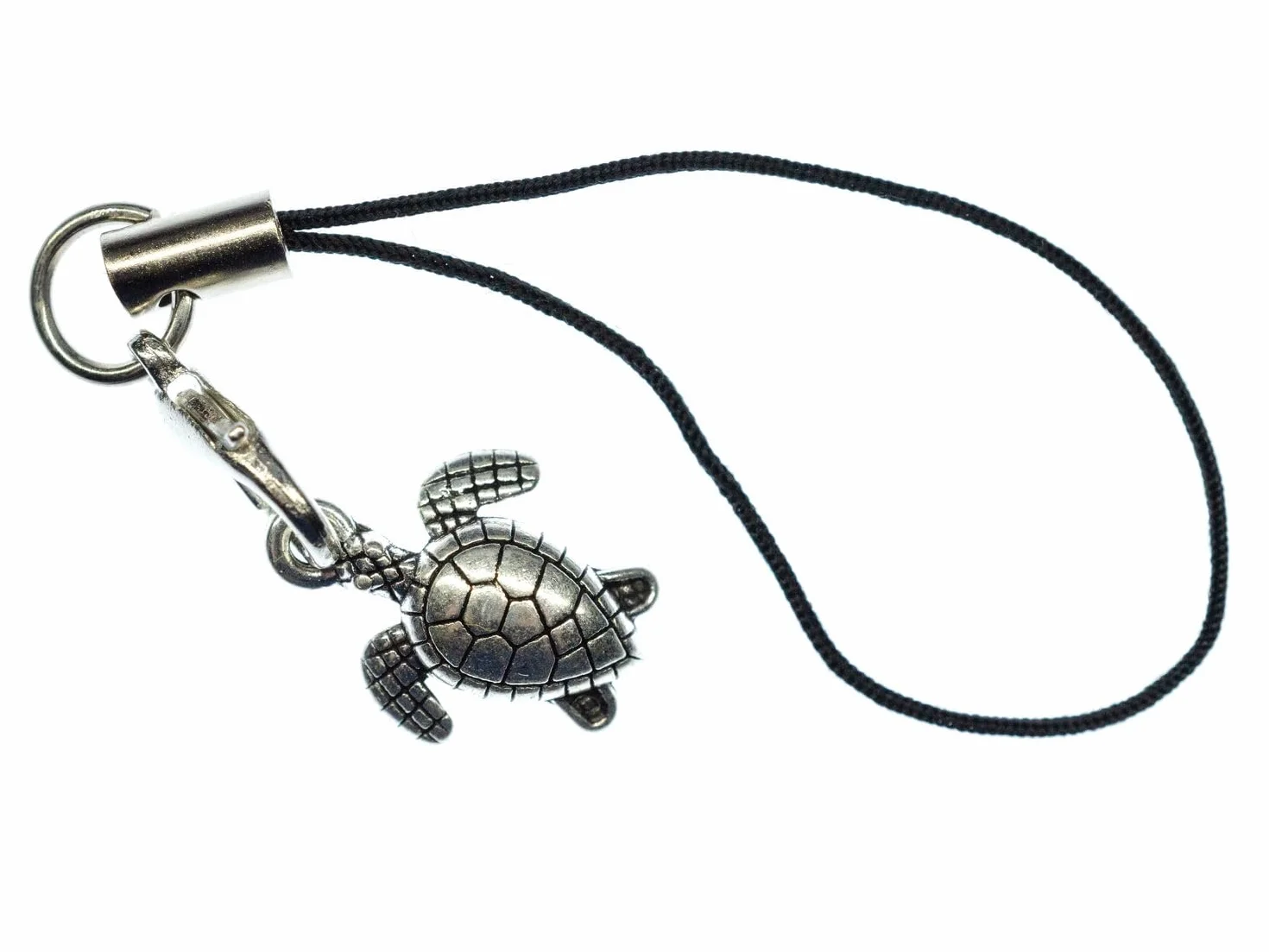Miniblings Turte Pendentif téléphone portable Tortue 12mm Métal