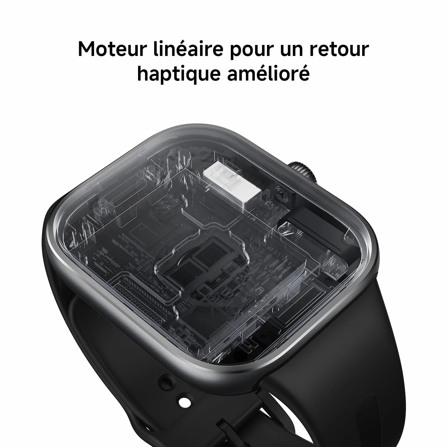 XIAOMI Redmi Watch 5-Montre Connectée, Suivi du Sport et Fitness, Ecran AMOLED 53mm, jusqu'à 24 Jours d'autonomie, 150+ Modes de Sport, Surveillance de la fréquence Cardiaque, Suivi du Sommeil, Noir