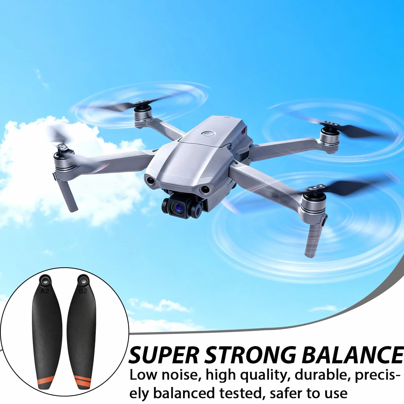 24 hélices pour DJI Mini 4K, Mini 2 SE/2/SE, set de remplacement d'hélices 4726FM, à faible bruit, vis aériennes, accessoires pour drones avec vis et tournevis